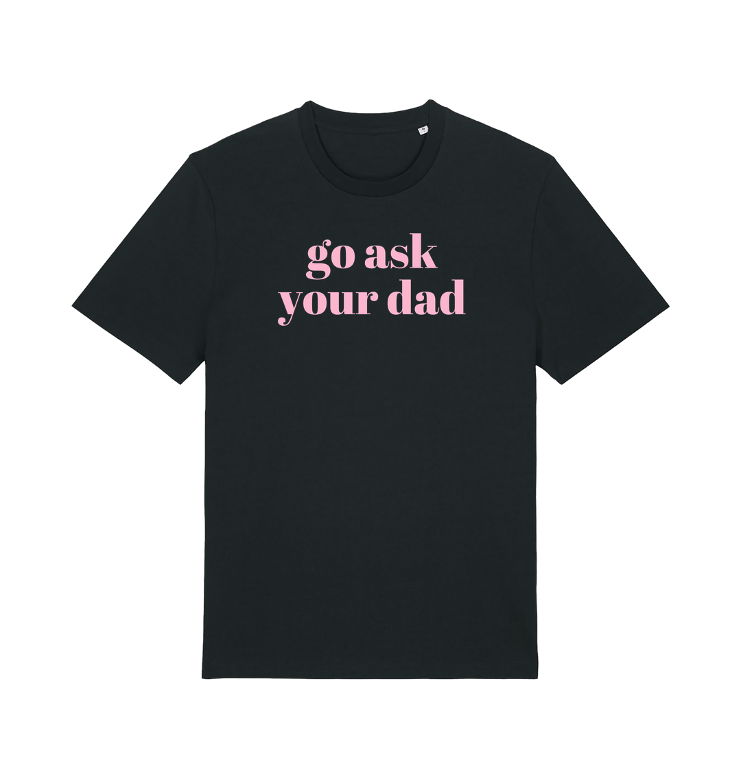 Black Printed T-shirt Front